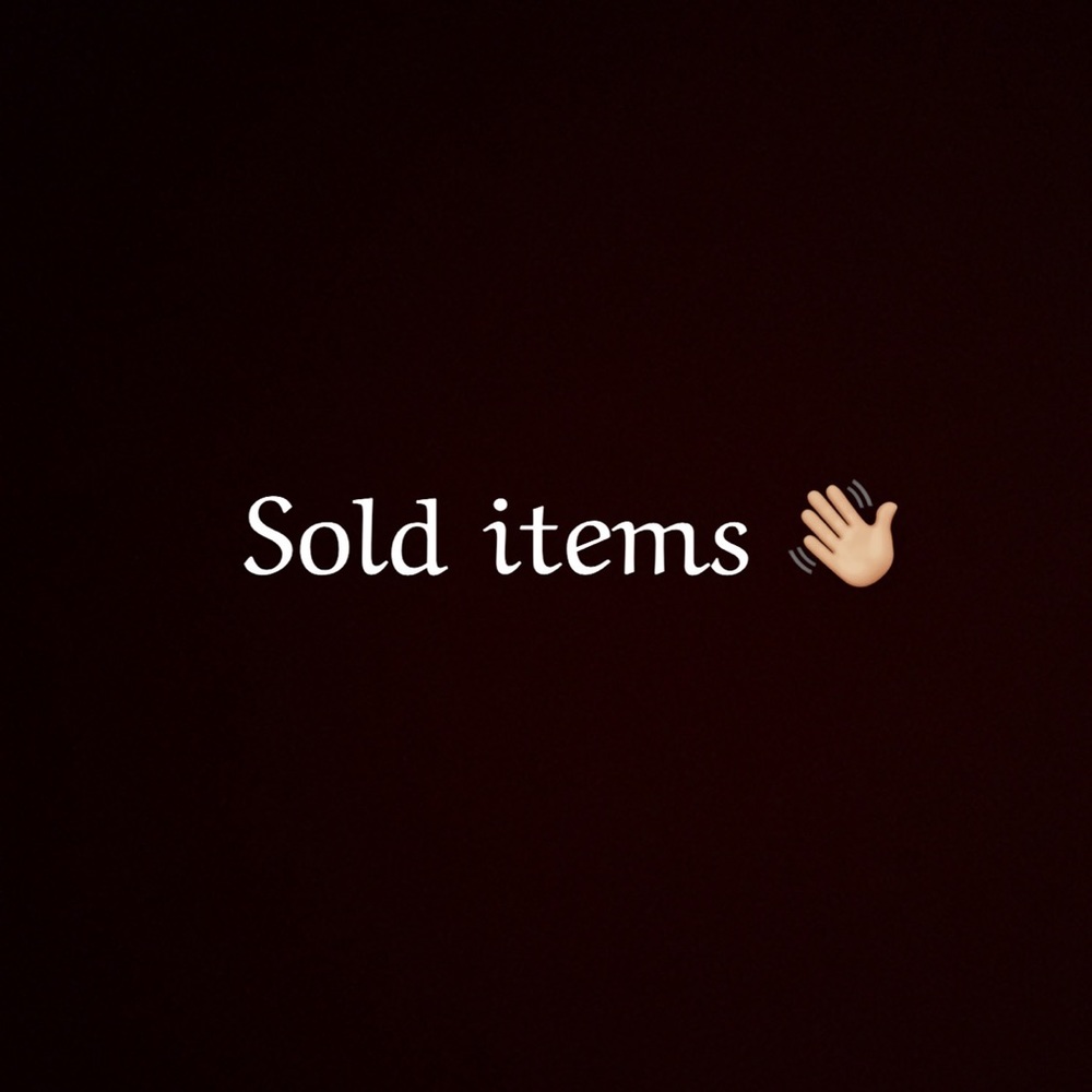Everything past this point on my page has been sold! ✅❤️